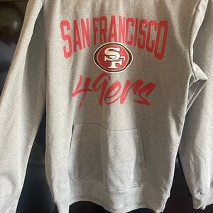 San Francisco 49ers Gray Hooded Sweatshirt